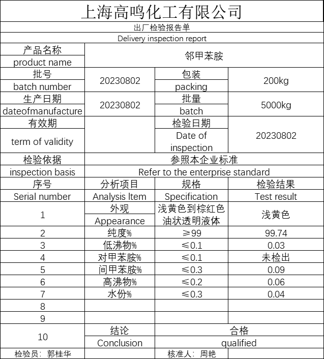 鄰甲苯胺